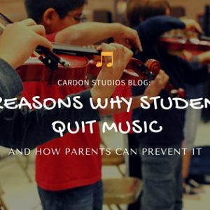 4 Reasons Why Students Quit Music