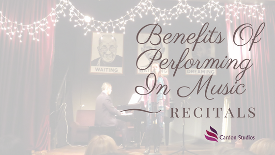 benefits performing music recitals