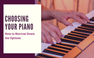 Choosing your Piano