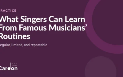 What Singers Can Learn From the Daily Routines of Famous Musicians