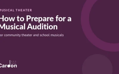 How to Prepare for a Community Theater or School Musical Audition