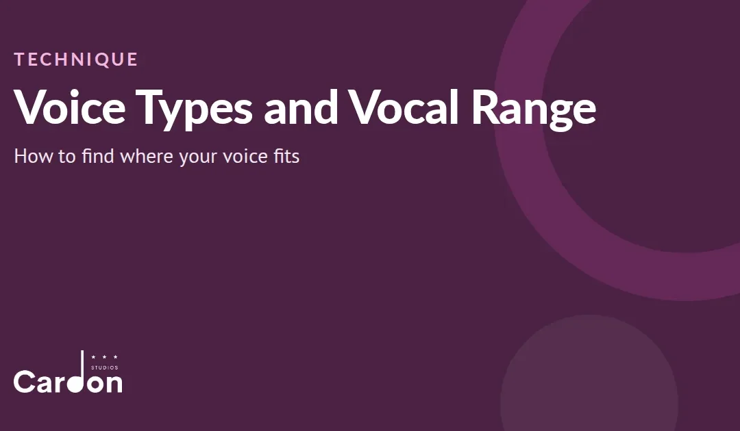 Voice Types and Vocal Range: How to Find Where Your Voice Fits